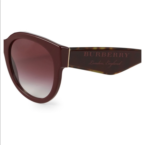 burberry 54mm round sunglasses